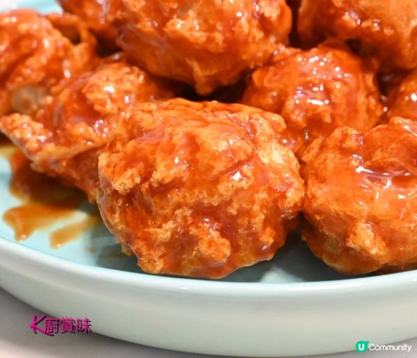 糖醋墨魚膠豆卜球