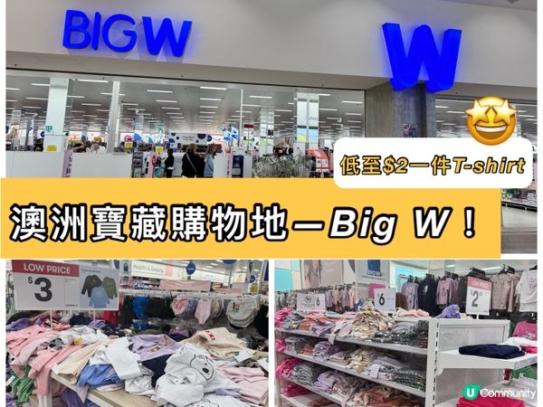 [澳洲寶藏購物地——Big W!]🛍️