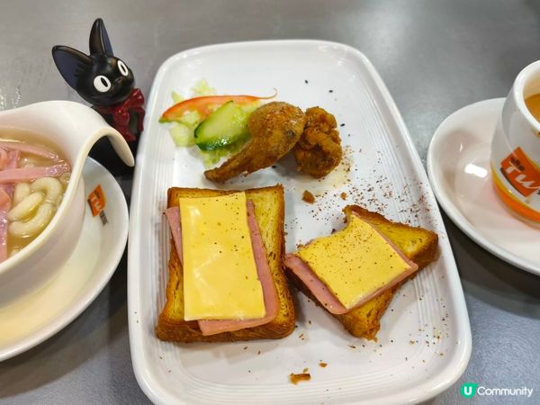 風味園丹麥麵包餐