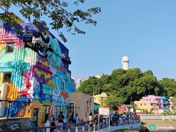 週末馬灣遊！打卡七彩小屋📸🌊