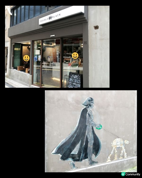 打卡壁畫(3)-"星戰黑武士散步" 壁畫 📷📸 😎💝