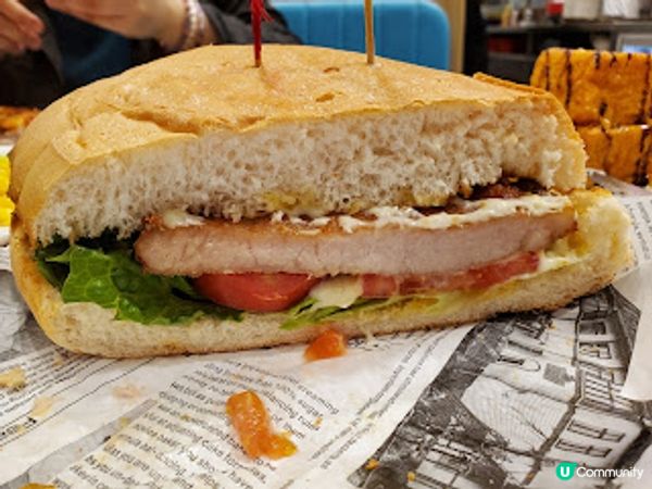 元朗冰室．魔鬼豬扒包撞邪級好味！