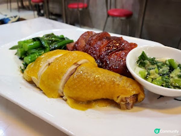 鴻昌燒臘飯店．脆皮燒鵝 + 爽口勳蹄