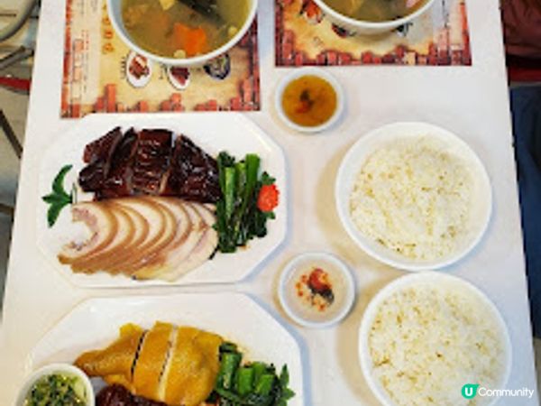 鴻昌燒臘飯店．脆皮燒鵝 + 爽口勳蹄