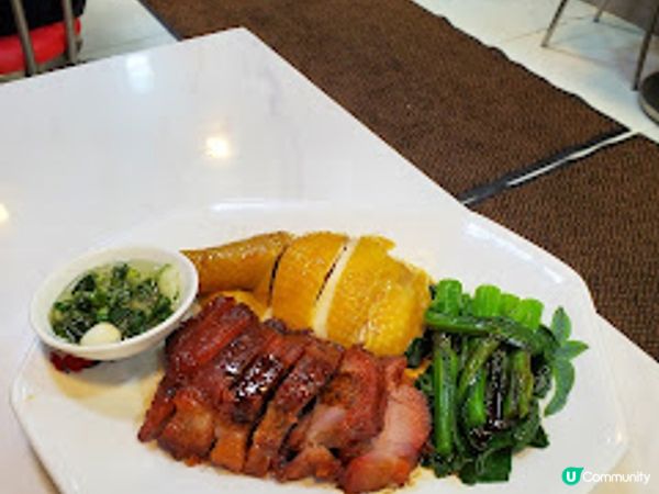 鴻昌燒臘飯店．脆皮燒鵝 + 爽口勳蹄