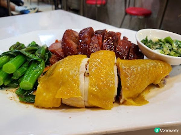 鴻昌燒臘飯店．脆皮燒鵝 + 爽口勳蹄