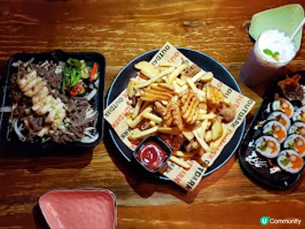 ˚*•✰。Outdark．釜山超人氣炸雞— 鎖住浪漫星空滋味。✰•*˚