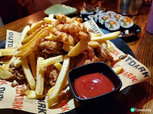 ˚*•✰。Outdark．釜山超人氣炸雞— 鎖住浪漫星空滋味。✰•*˚