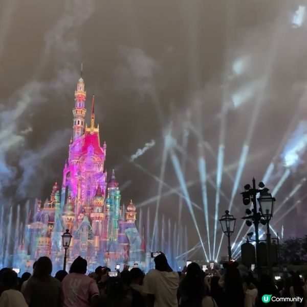 香港迪士尼樂園煙花夜景! 如果你都鍾意我嘅分享如果都鍾意我嘅...