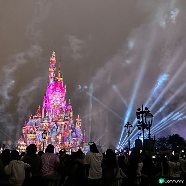 香港迪士尼樂園煙花夜景! 如果你都鍾意我嘅分享如果都鍾意我嘅...