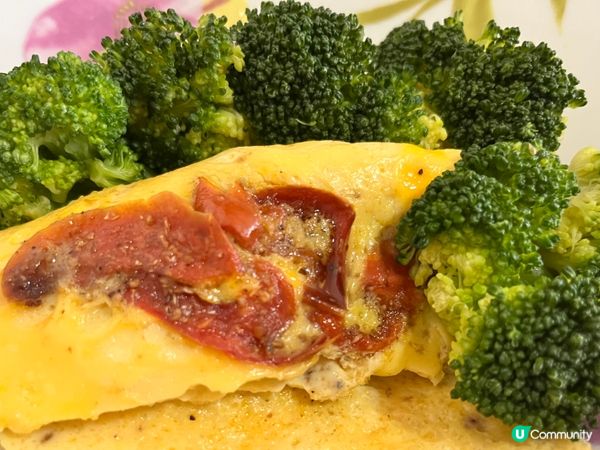 簡易芝士番茄乾煎蛋