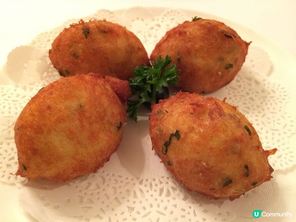 炸馬芥休球·咬到一絲絲魚肉同薯蓉好好食😋