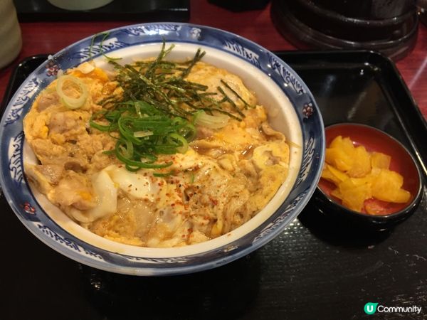 日本親子丼，有滑蛋同嫩滑雞肉