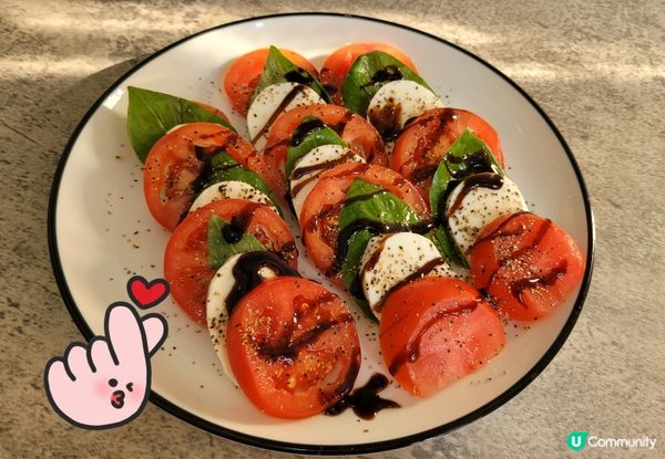 水牛芝士蕃茄沙律 Mozzarella tomato sal...