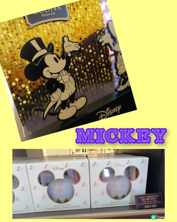 Bling Bling 米奇+米妮+GODIVA朱古力🤩