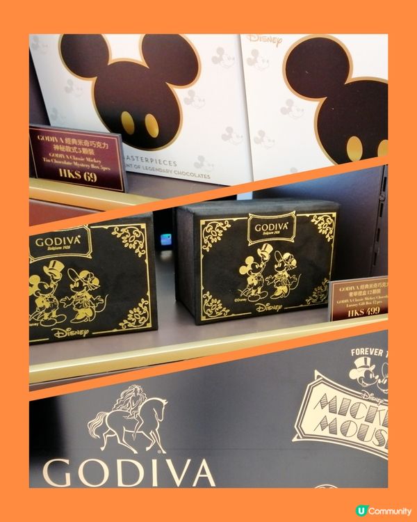 Bling Bling 米奇+米妮+GODIVA朱古力🤩