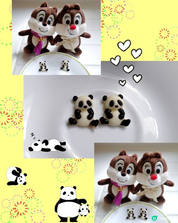 熊貓經濟。Italian Tomato熊貓鮮果麻糬芝士撻😋