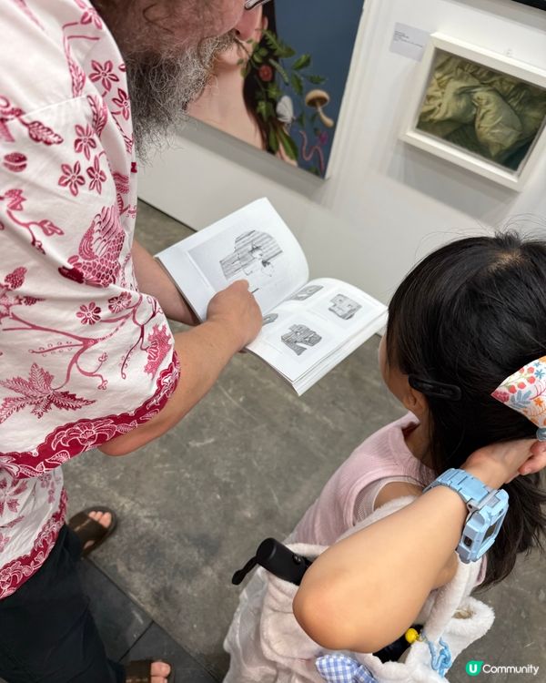 帶囡去睇畫🎨，意料之外嘅驚喜