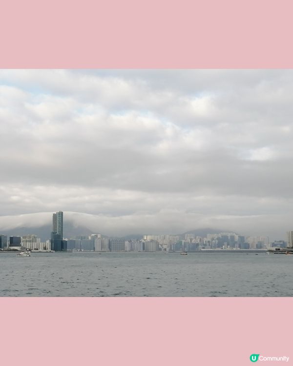 灣仔海濱長廊見到富士山(?)☁️🤩🥳📸
