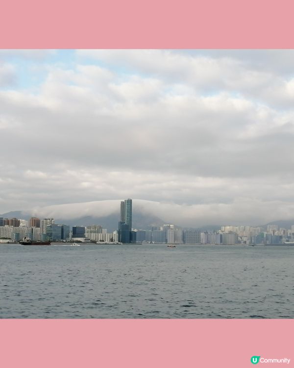 灣仔海濱長廊見到富士山(?)☁️🤩🥳📸