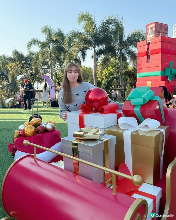 聖誕節🎄熊貓裝飾😍西九打卡📸