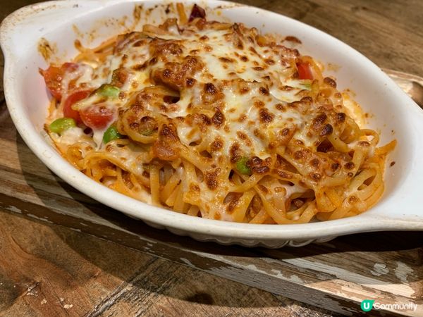 芝士焗肉醬意粉