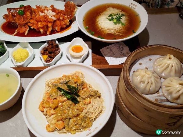 ## 深圳必食百年老店🔥超邪惡小龍蝦伴麵🦞蟹黃湯包💜