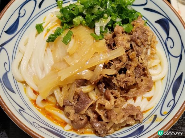 ## 丸龜麻醬牛肉撈烏冬😋惹味到停唔到口💜