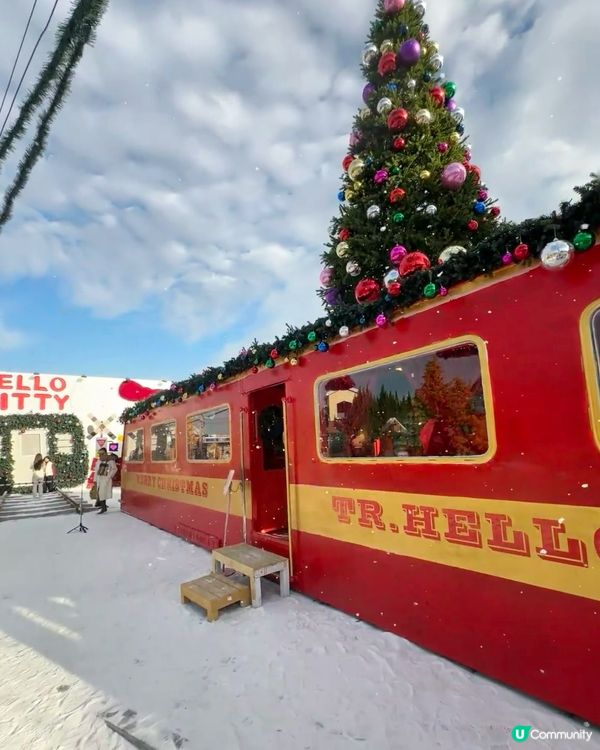 歡迎乘坐Hello Kitty雪國夢幻列車❄️💖