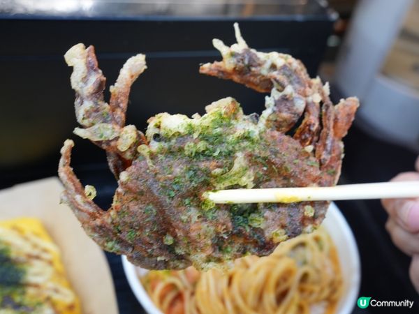 葵廣掃街🤤！軟殼蟹天使麵🦀必食！