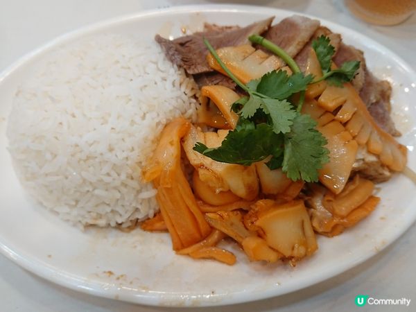 正爆潮州菜-超足料抵食鵝片墨魚飯