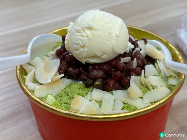 深圳美味芒掌櫃牛奶抹茶綿綿牛奶冰