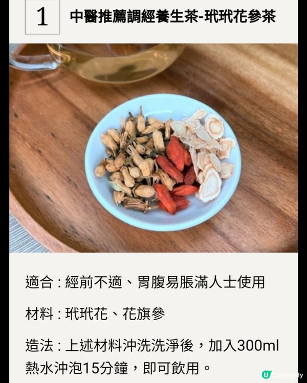中醫推薦調經養生茶(1) - (4)