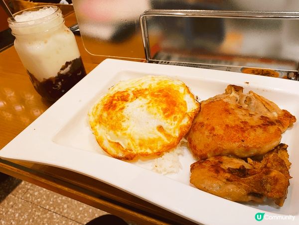 敏華蔥油煎蛋豬扒猪扒飯來了！🤩