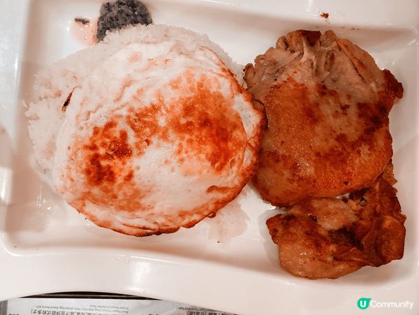 敏華蔥油煎蛋豬扒猪扒飯來了！🤩