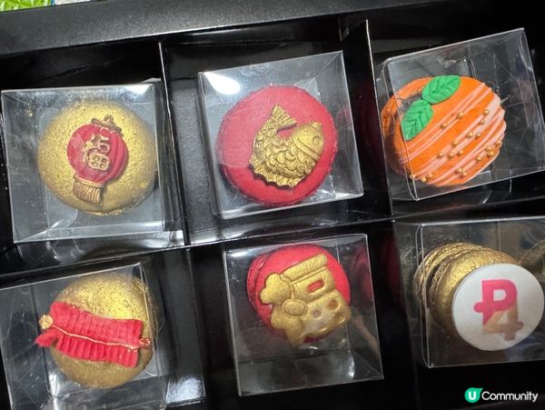 新年應景馬卡龍