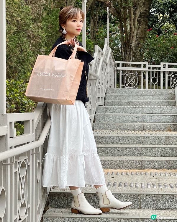 超靚冬天白色短boot介紹