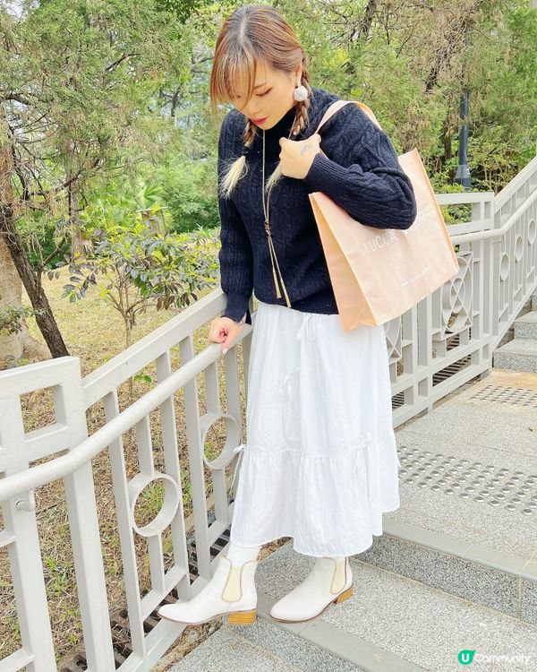 超靚冬天白色短boot介紹