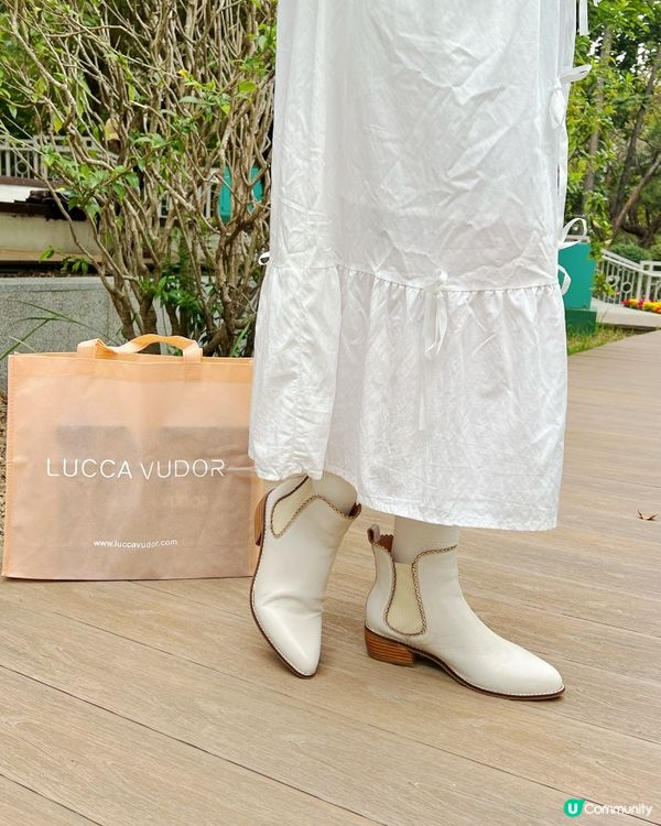 超靚冬天白色短boot介紹