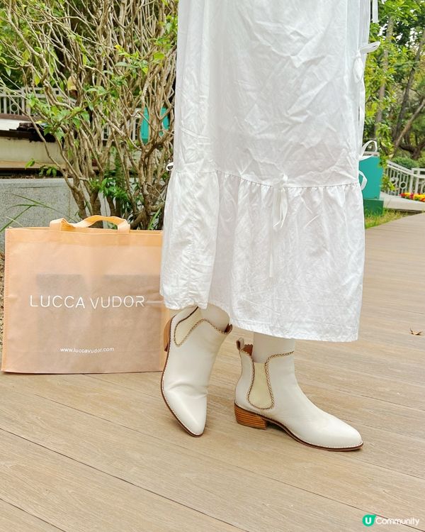 超靚冬天白色短boot介紹