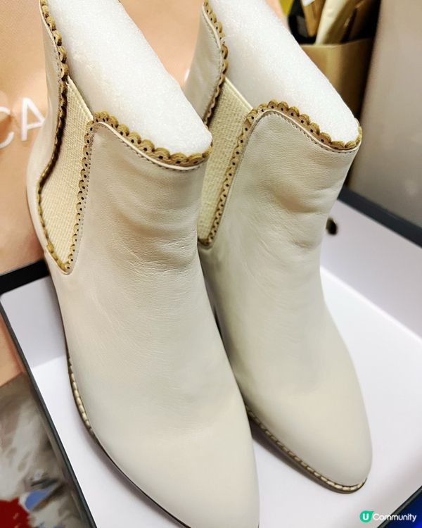 超靚冬天白色短boot介紹