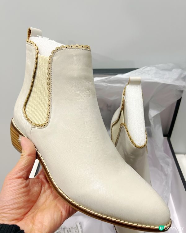 超靚冬天白色短boot介紹