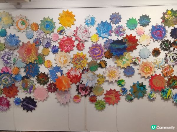 賽馬會創意藝術中心：經常有不同的藝術展覽，這次是幼稚園的朋友...