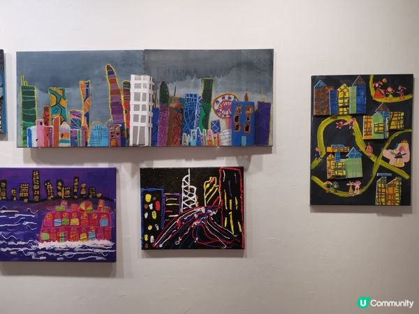 賽馬會創意藝術中心：經常有不同的藝術展覽，這次是幼稚園的朋友...