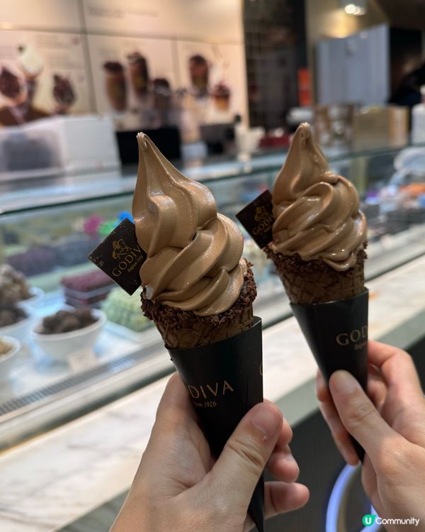 Godiva 黑朱古力雪糕🍦買一送一優惠！