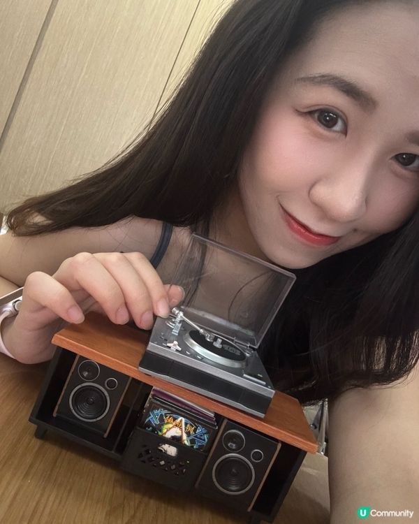 迷你黑膠唱盤！🎶 收藏值爆燈！🤩