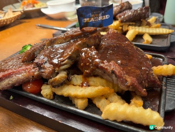 肉眼扒拼牛舌 