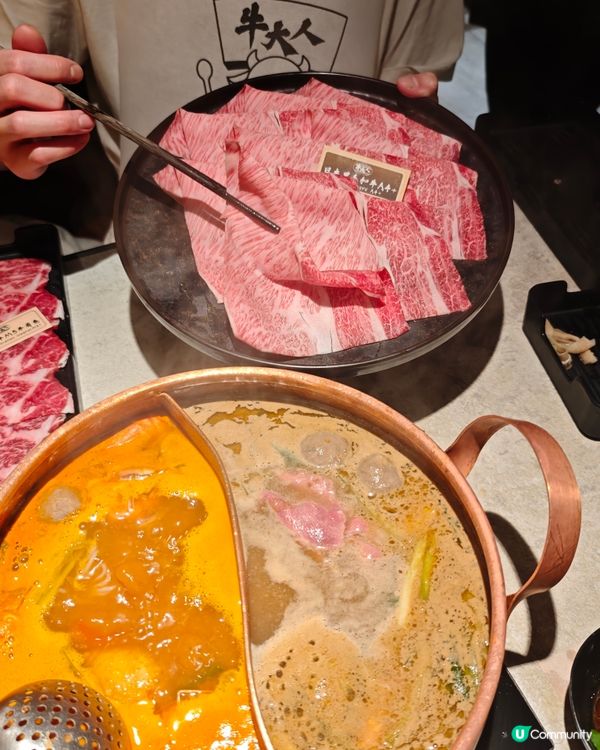 牛大人打邊爐！和牛+大閘蟹🤤！