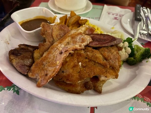 美式雜扒餐超大份