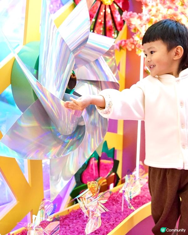 荃灣千色匯花影風車牆！🌸🎡✨